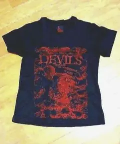 h.Anarchy DEVILS スカル黒赤Tシャツ 地獄系ゴシックのサムネイル