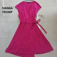 【新品】IVANKA TRUMP ストレッチカシュクールワンピース