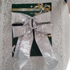 クリスマス　リボン　オーナメント