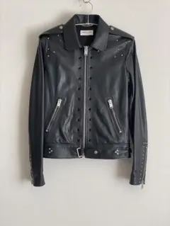 最終値下げ　サンローラン　黒レザーシングルライダースジャケット SAINT LAURENT（ライダースジャケット）のフリマアイテム一覧