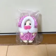 シルバニア　くじ　カラフルウサギコスチューム　フローラウサギの赤ちゃん　ピンク