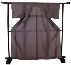 美品 夏物 着物通の貴女に！本場 夏大島紬（正絹）仕立上り＜TT1410