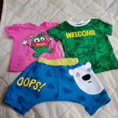 お値下げしました。パーティパーティのTシャツとパンツです。のサムネイル