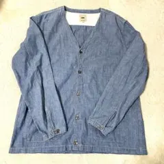 FOB FACTORY シャンブレーシャツ　カーディガン　シャツ