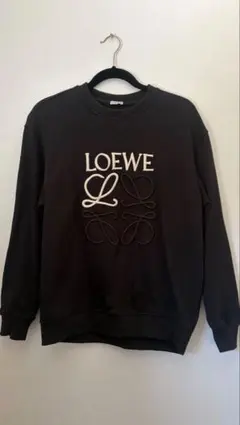 美品 LOEWE アナグラム スウェット ブラック - メルカリ