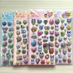 【4枚セット】たまごっち きゅんポップシール POPSEAL①