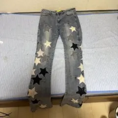 WHOVER STAR JEANS 緑 フレアパンツ drip SWAG - メルカリ