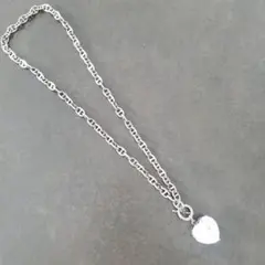 ハート型クリスタルチャーム ネックレス