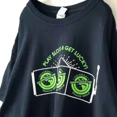 ギルダンプレイ スロット ゲット ラッキー Tシャツ ブラック 黒 古着