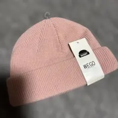 WEGO ピンク ニット帽