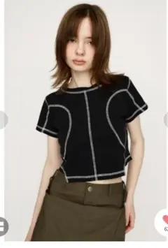 SLY スライ Tシャツ ステッチ moussyのサムネイル