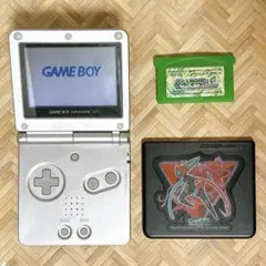 ゲームボーイアドバンスSP シルバー 本体＋ポケットモンスターリーフグリーン