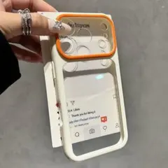 iPhone17promax用ケース ホワイト