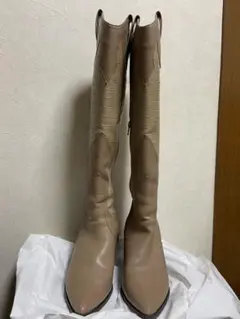 エスペランサ　ベージュロングブーツS