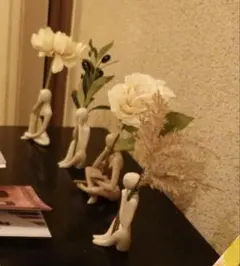 【結婚式 ドレス色当て】考える人 オブジェ4体　ウェルカムスペース 装飾