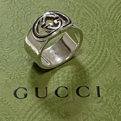 GUCCI グッチ　インターロッキングリング 　 16号 925