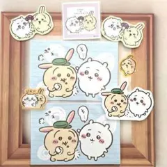 ちいかわ　うさぎ　ブロマイド　ピースシール　フレークシール　あつめてシール