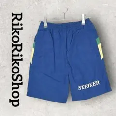 キッズ ハーフパンツ 半パン 半ズボン スポーツ ショートパンツ (140) 青