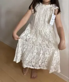 美品ZARA KIDS ザラキッズ レース ワンピース 128cm