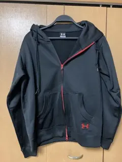 UNDER ARMOUR フルジップパーカー SM ブラック裏起毛