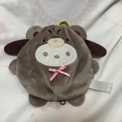 サンリオ ポチャッコ もこもこラテクママスコットポーチ ガチャ ぬいぐるみポーチ