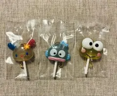 サンリオ カラフルキャンディチャーム ウサハナ、けろっぴ、ハンギョドン3個セット