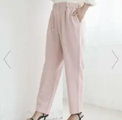 coca テーパードパンツ ピンク