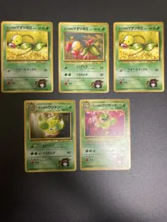 【旧裏】エリカのポケモンマークなし５枚セット