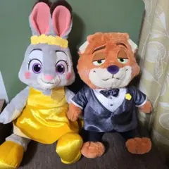 ズートピア2　ジュディとニック　ぬいぐるみセット　FukuFuku