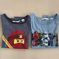 H&M ニンジャゴー長袖Tシャツ 2枚セット　140