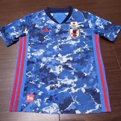 adidas サッカー日本代表 ユニフォーム ブルー 迷彩柄 - メルカリ