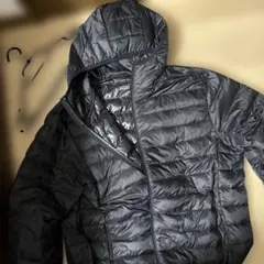 LAPWING フード付きダウンジャケット L 黒