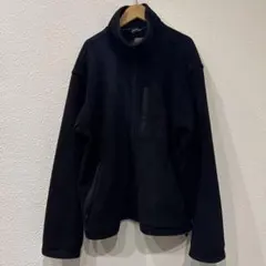 S00248 エディーバウアー|ニット|長袖|ブラック|古着|ジップ|