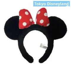 ディズニーリゾート　ミニー　カチューシャ　初期タグ　希少　レア　レトロ　即日