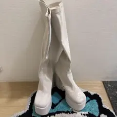 Darich ウルトラストレッチレザーロングブーツ L（24.5cm）