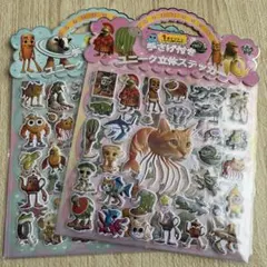 2セット　AIモンスターキャラクターシールシート2枚組み