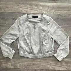 アンタイトル　サイズ0（7号）　レディース　ノーカラージャケット