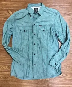 Diesel グリーン 長袖シャツ M y2k