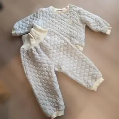 ライトグレー ベビーパジャマ サイズ90
