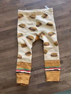 ハンバーガー柄　タイツ