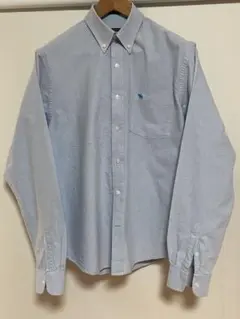 【極美品】アバクロンビー&フィッチ 長袖オックスフォードシャツ マッスル XL