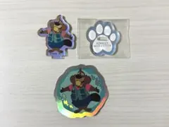 【ズートピア2】ニブルズ　オーロラアクリルスタンド/ステッカーコレクションセット