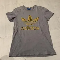 adidas アディダス カモフラージュロゴ Tシャツ Lサイズ