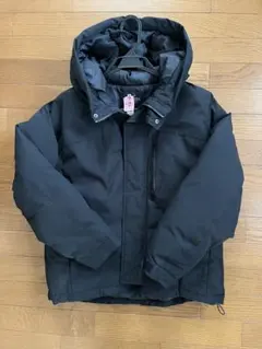 アーバンリサーチ　サニーレーベル　フーディダウンジャケット　ブラック