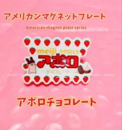 ★アメリカンマグネットプレートシリーズ 【アポロチョコ】⑤