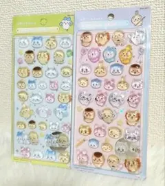ちいかわ第2弾✨ボンボンドロップ ぷくぷく 立体 シール 2枚セット❣️