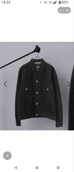 ダークグレー デニムジャケット