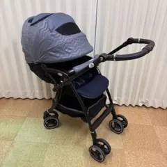 クリーニング済　☆美品☆　アップリカ　ラクーナエアー　コンパクト　革調ハンドルのサムネイル