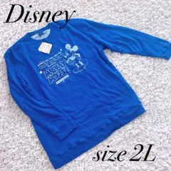 Disney ディズニー ミッキーマウス トレーナー 2L ゆったり