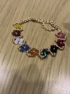 ハンドメイド　SnowMan推しカラーブレスレット